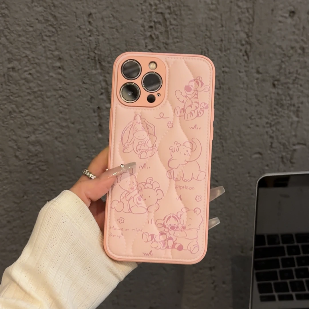 适用苹果iPhone16pro手机壳15pro肤感直边羽绒服14华为防摔mate60