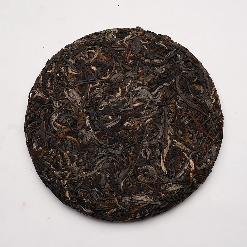 2013年【昔归】古树纯料 头春头采 普洱生茶200克饼(带茶样)