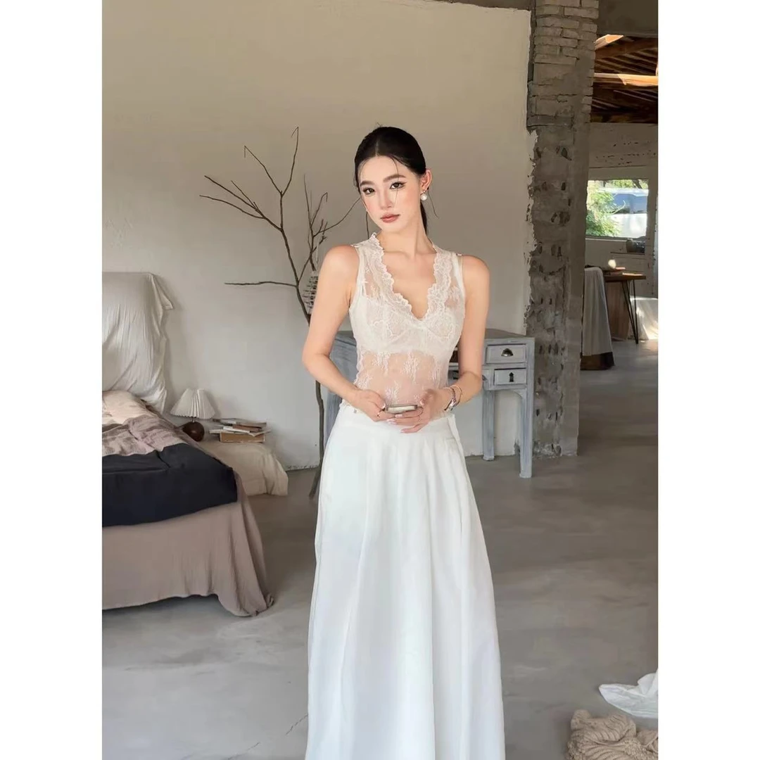 ALIN【放慢情绪】气质时尚休闲薄款宽松休闲裤