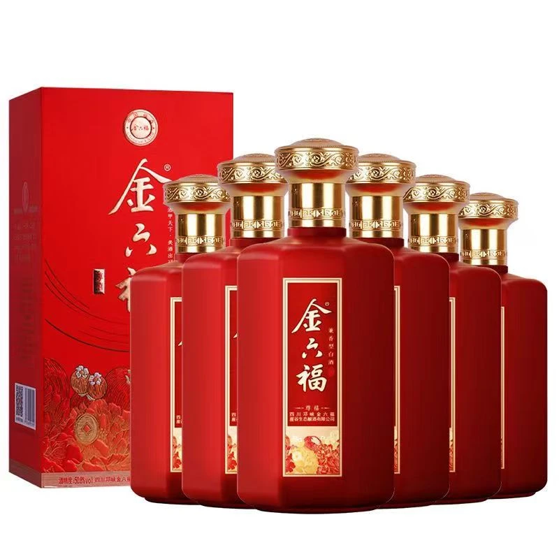 金六福尊禧兼香型白酒50.8度500ml*6瓶