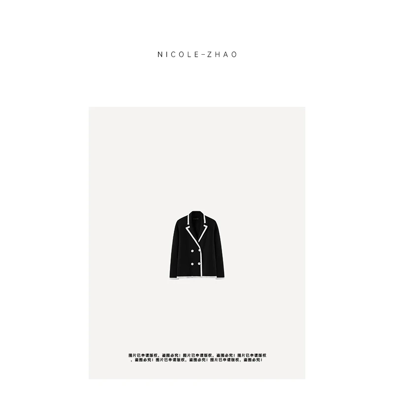 FJ0736【贵姐NICOLE】新西兰JK面料130S黄金羊毛小香气质外套