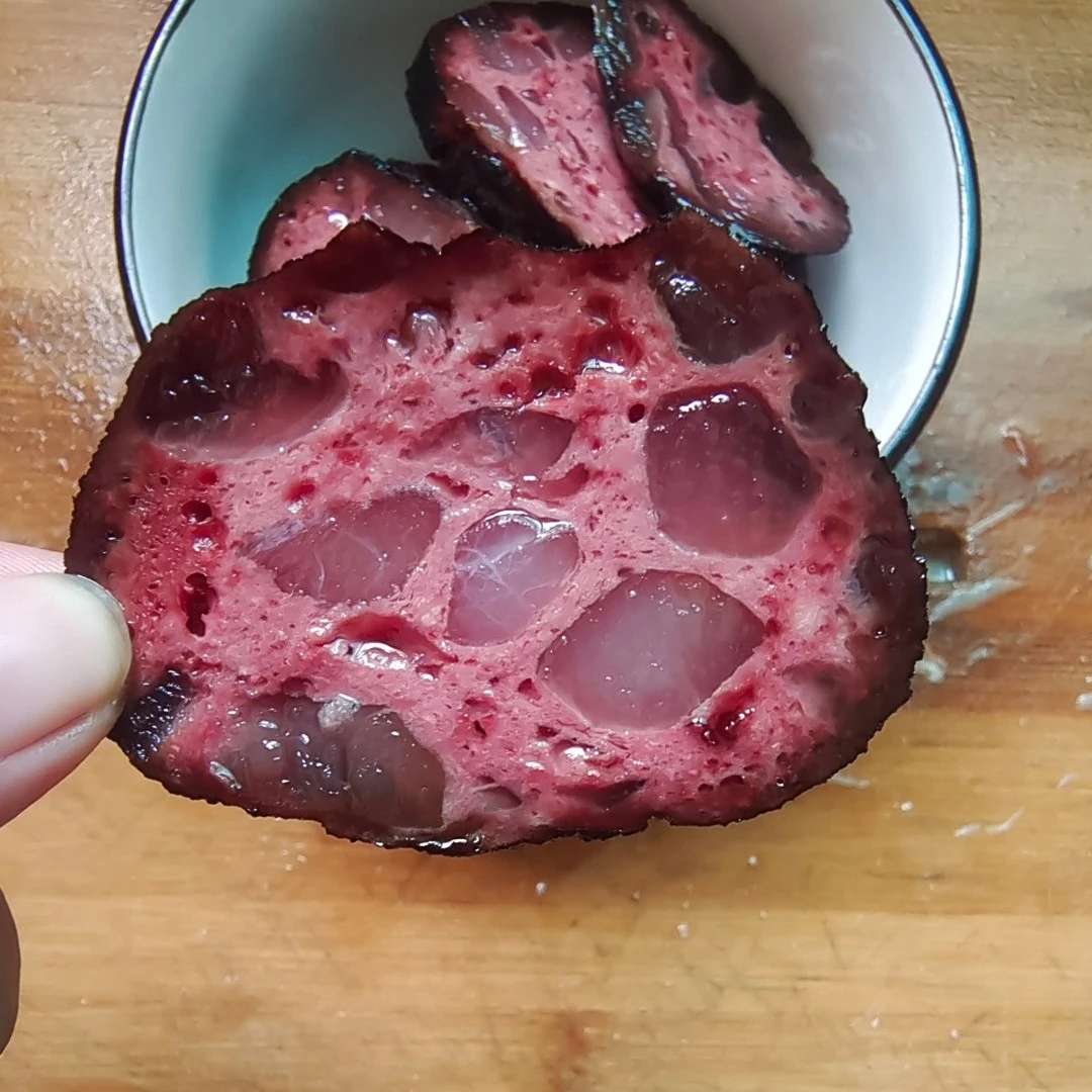 湖南隆回北面柴火肉多家用猪血丸子一包2个320g谭谭土特产