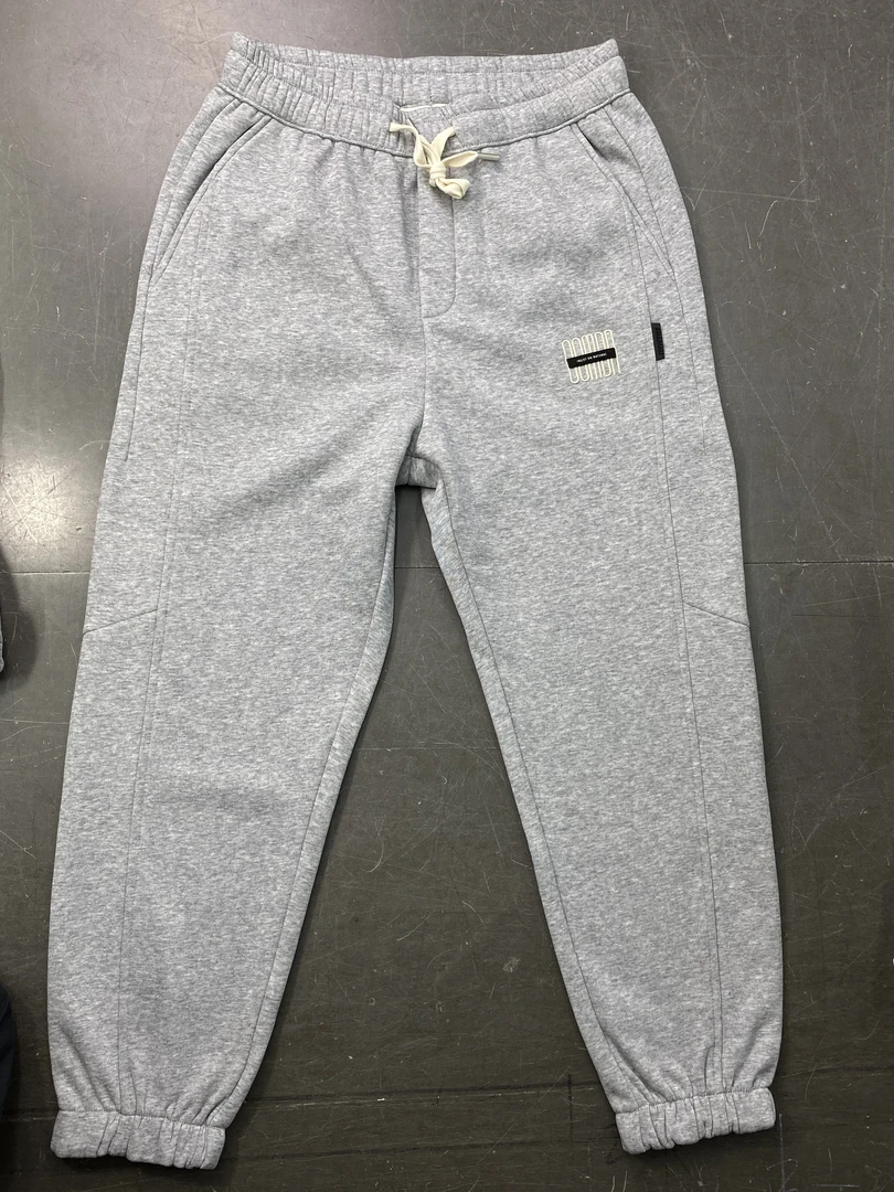 秋冬立体裁剪宝宝绒男士休闲直筒加绒卫裤男生束脚裤男裤