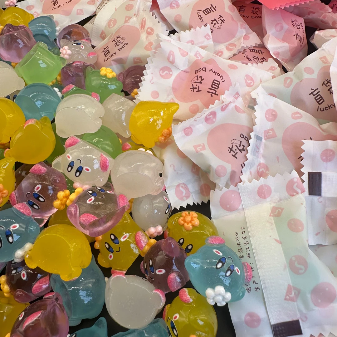 【主播代拆】创意DIY可爱夜光星之卡比手卡通立体工树脂许愿拆袋