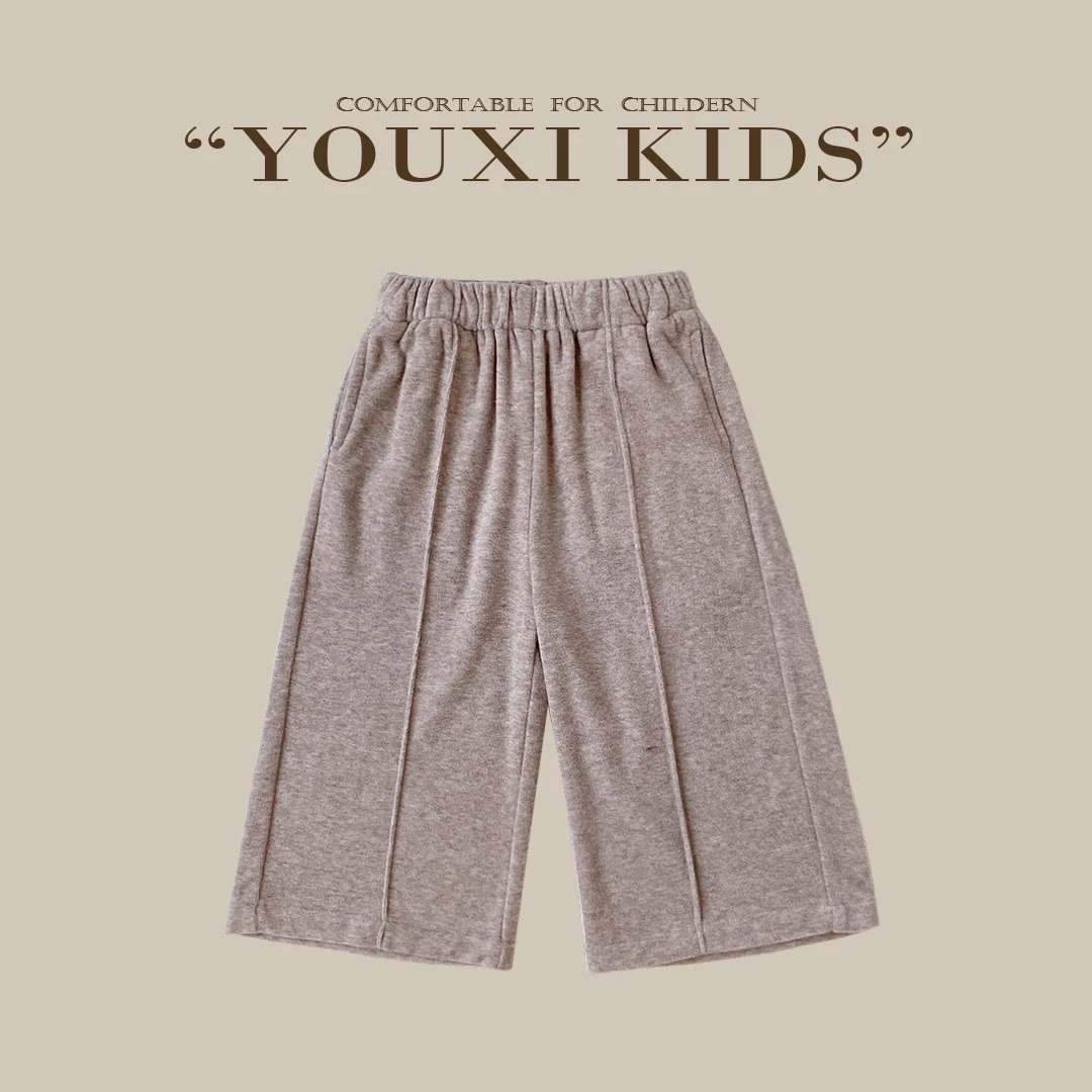 现【云朵裤】秋季新款垂感直筒裤子慵懒三色休闲裤宽松阔腿裤DF1479