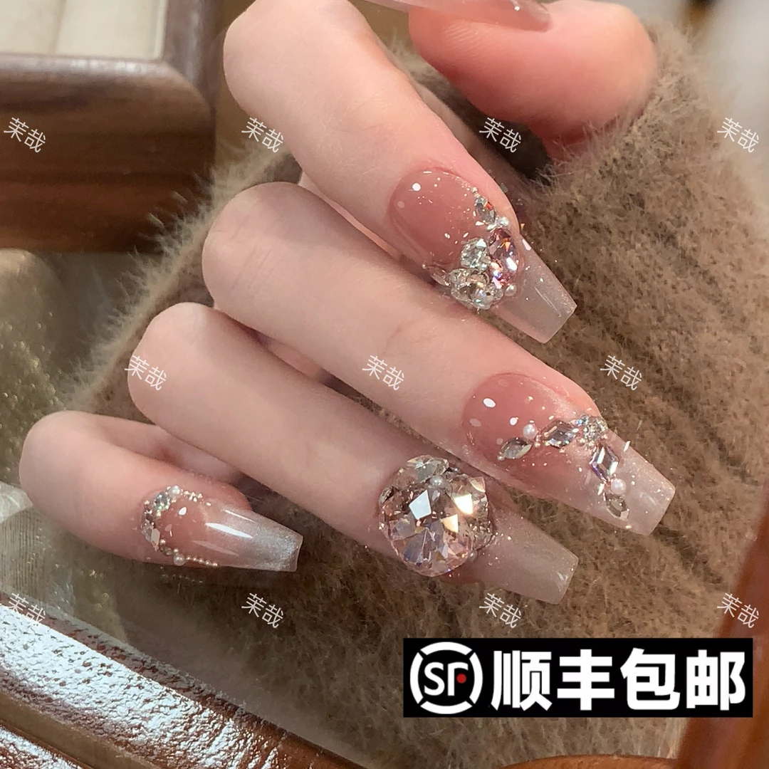 茉哉高定【施家全华/冬季热恋】纯手工定制拆卸穿戴甲A3262
