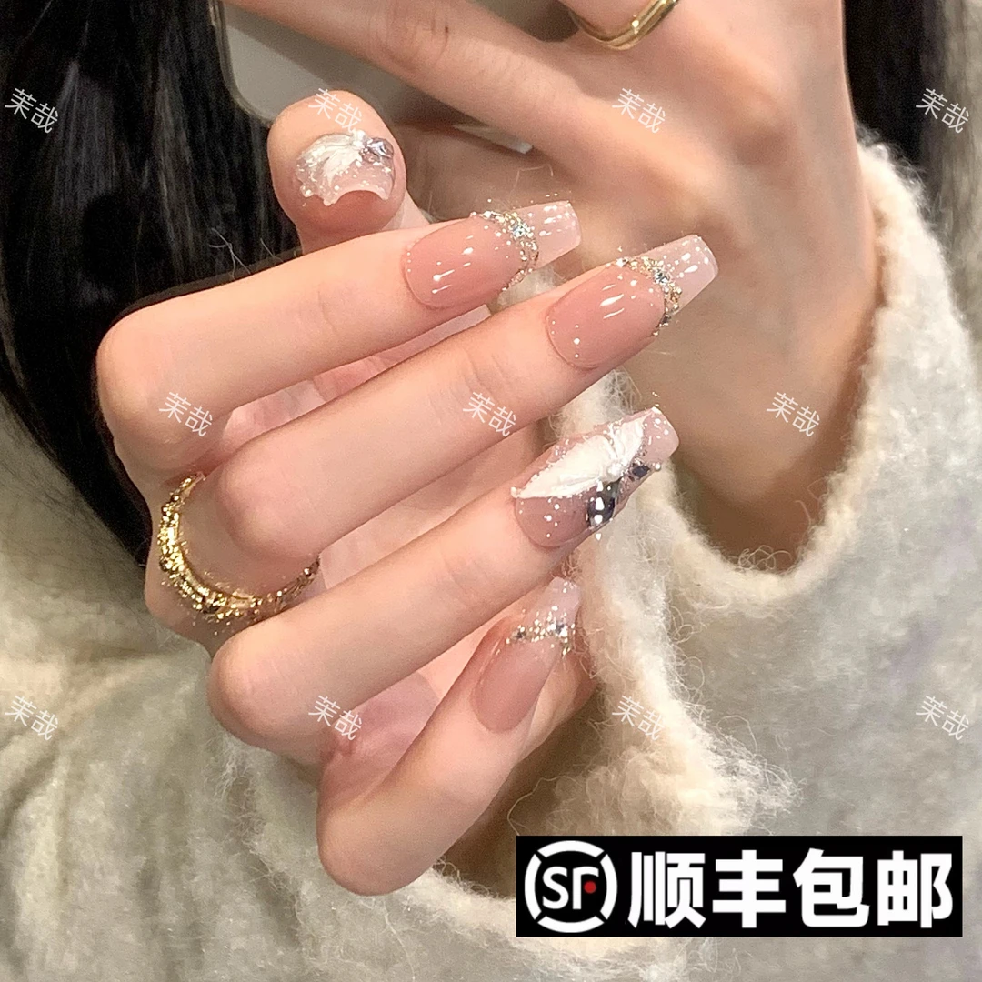 茉哉【冬日精灵】纯手工定制拆卸穿戴甲A3340