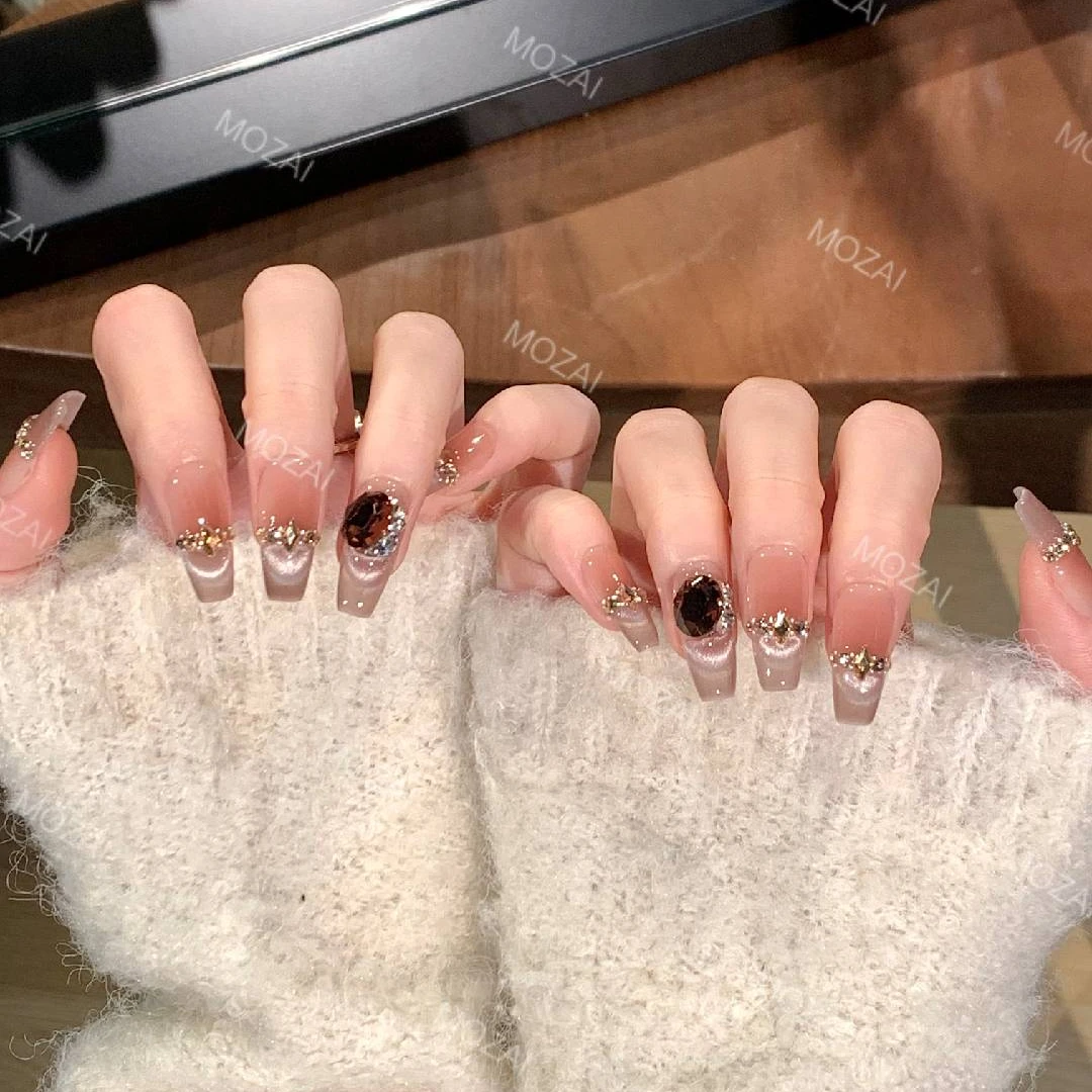 【黑桃皇后】茉哉纯手工定制美甲可拆卸穿戴甲A1943/A1944/A1945