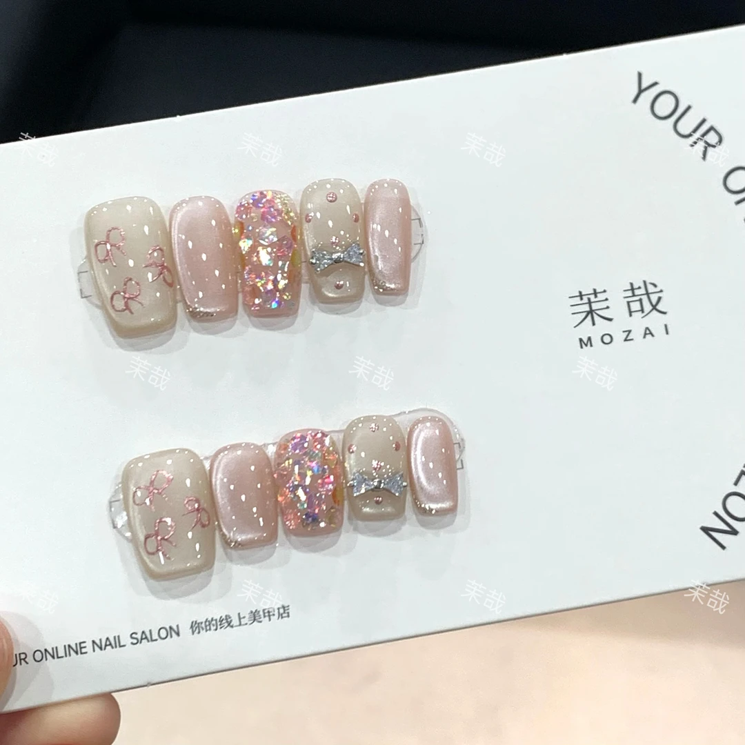 茉哉【可可布蕾】纯手工定制拆卸穿戴甲A3425
