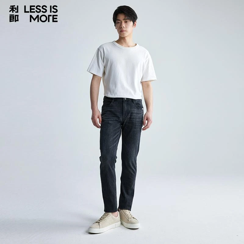 【万向弹牛仔】利郎牛仔裤弹力舒适休闲时尚通勤万向弹(A4QNZ106)