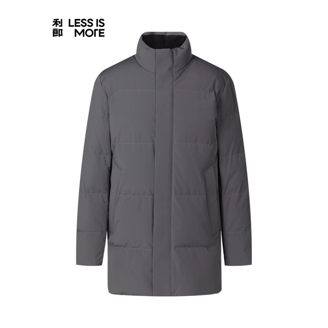 【防泼面料】利郎男士立领通勤时尚加厚简约休闲羽绒服 (A4DRF011)