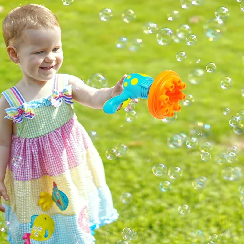 2024网红泡泡机儿童手持电动吹泡泡多孔全自动男女孩玩具户外亲子