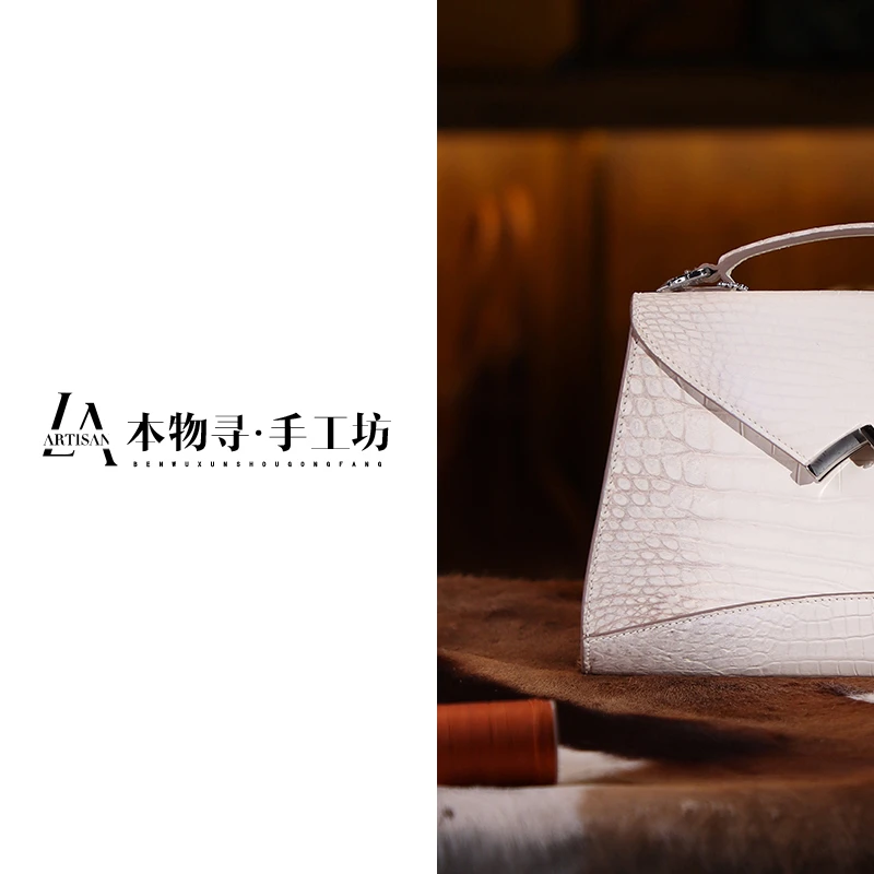 私人专属 轻奢时尚 鳄鱼皮 喜马拉雅MN饭盒包