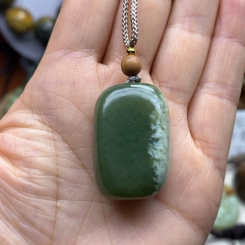 【闪购商品】岫岩河磨玉（透闪石质玉）挂件未镶嵌