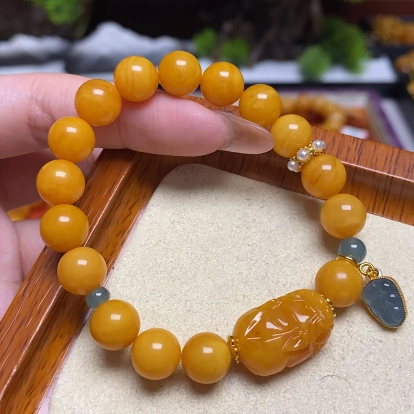 【闪购商品】蜜蜡手链未镶嵌手串