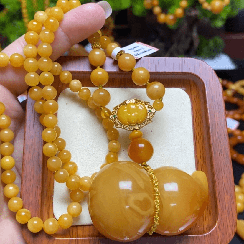 【闪购商品】蜜蜡颈饰未镶嵌项链