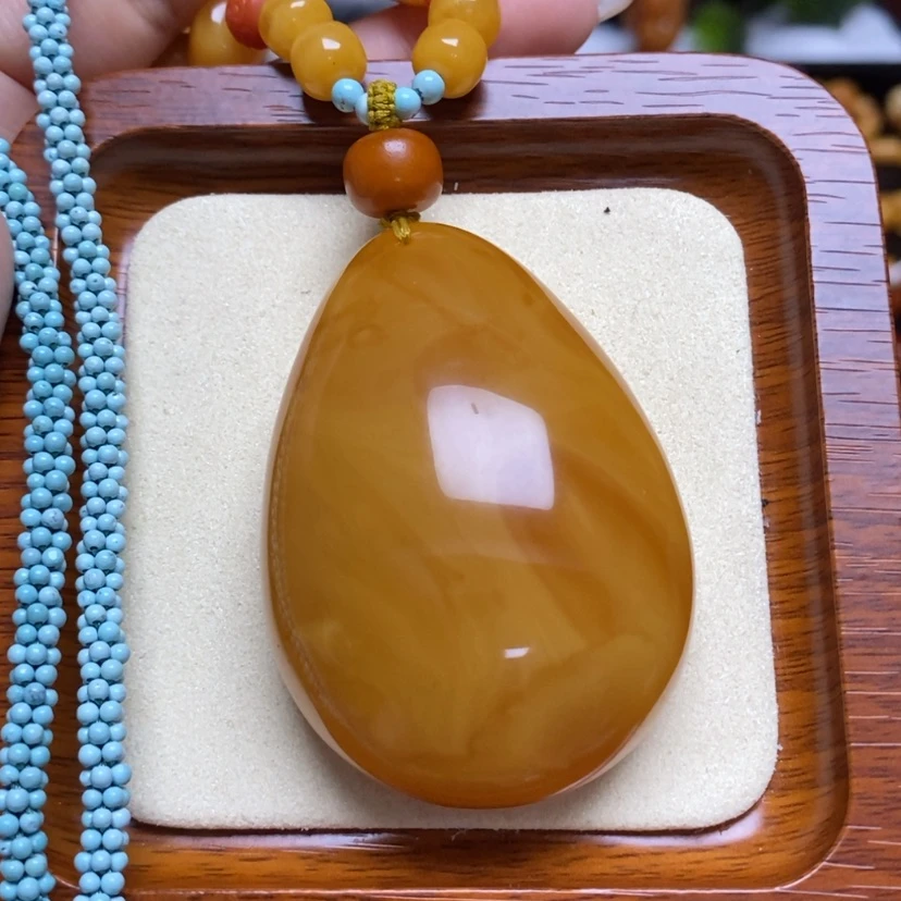 【闪购商品】蜜蜡颈饰未镶嵌项链