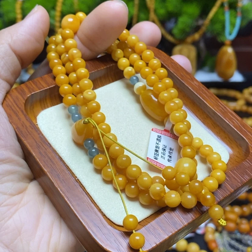 【闪购商品】蜜蜡手链未镶嵌手串