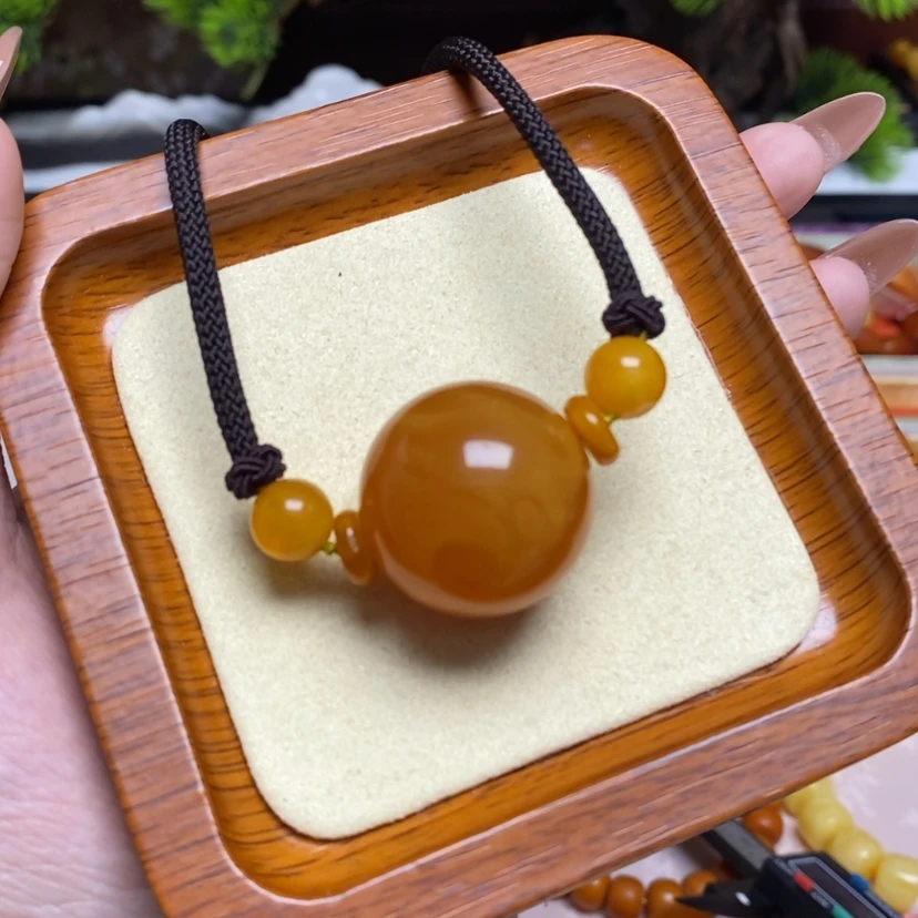 【闪购商品】蜜蜡颈饰未镶嵌项链