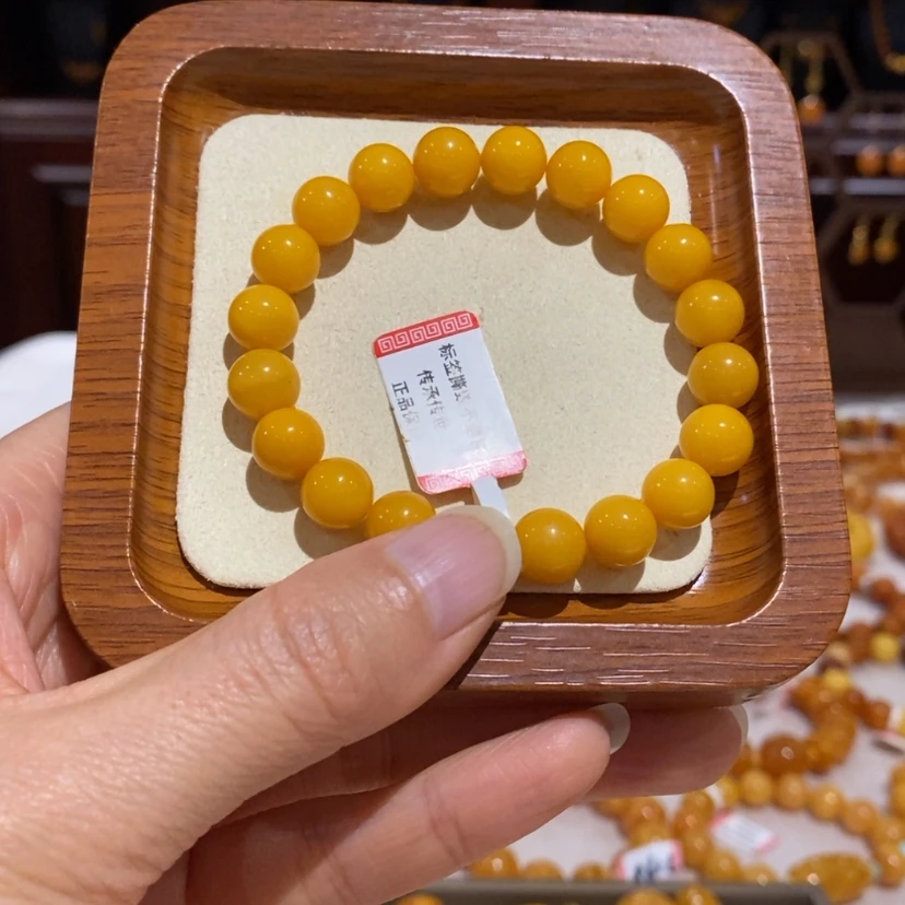 【闪购商品】蜜蜡手链未镶嵌暖**