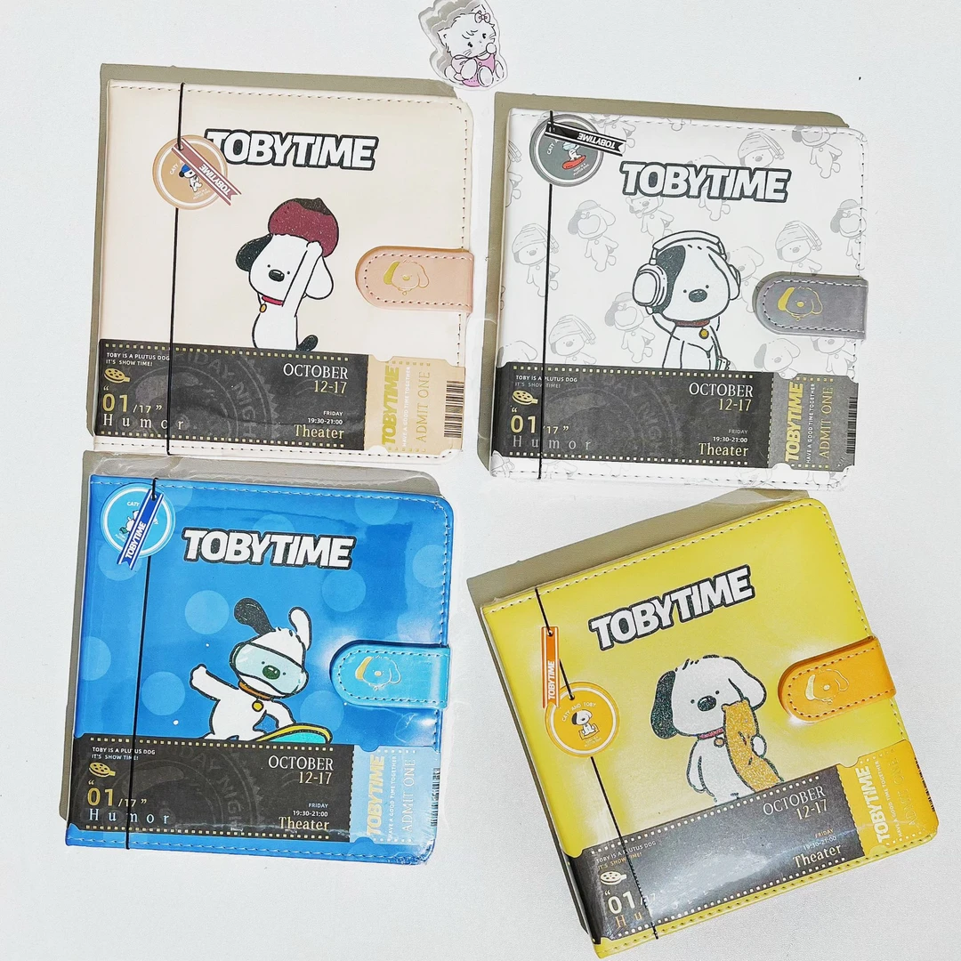 TOBY小狗幽默剧场方形磁扣本A5横线简约男孩加厚80张手账本笔记本