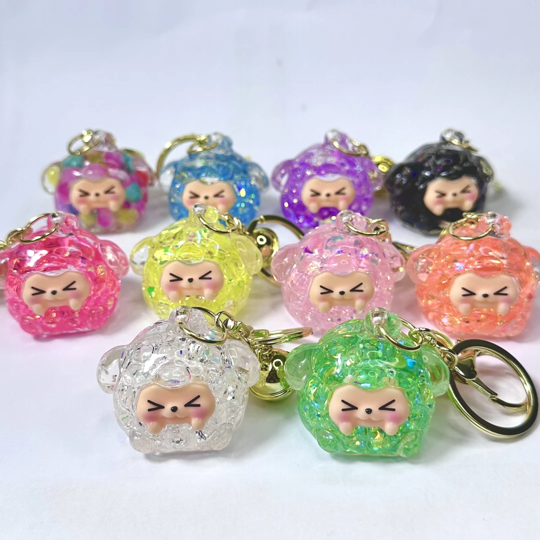 【直播拆】迷你团子钥匙扣包包挂件