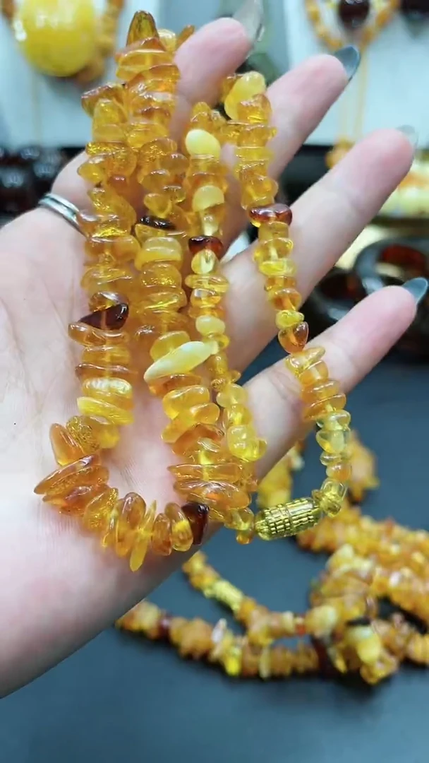 【闪购商品】琥珀裸石未镶嵌海漂籽原石项链多样性发其一