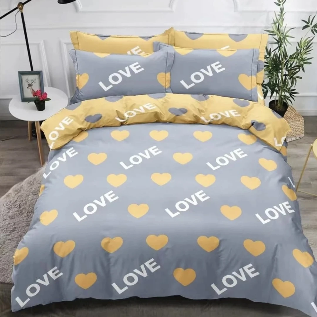 【单人被套】1.5×2米 加密加厚斜纹 柔软亲肤 【心恋】被罩学生时尚