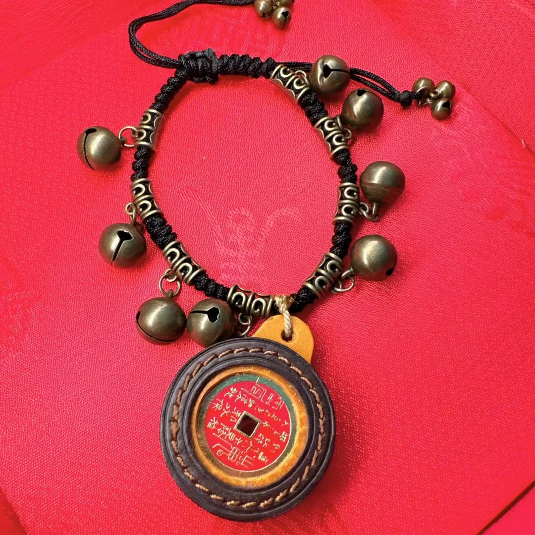 非金属布艺手链 清除障碍 铃铛响坏人小人头痛山鬼出门平安有护法