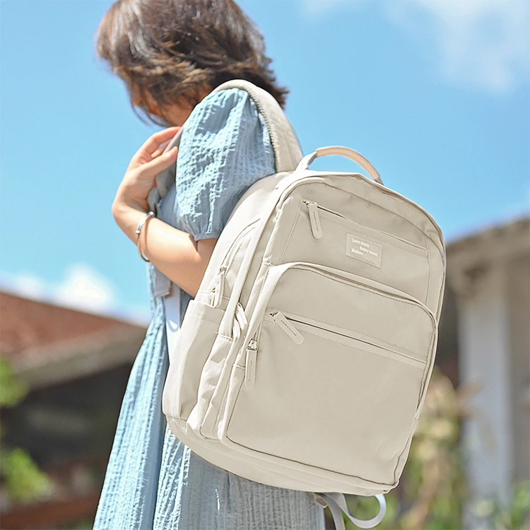 多功能出游大容量百搭休闲女士背包防水电脑书包出差旅游女士背包