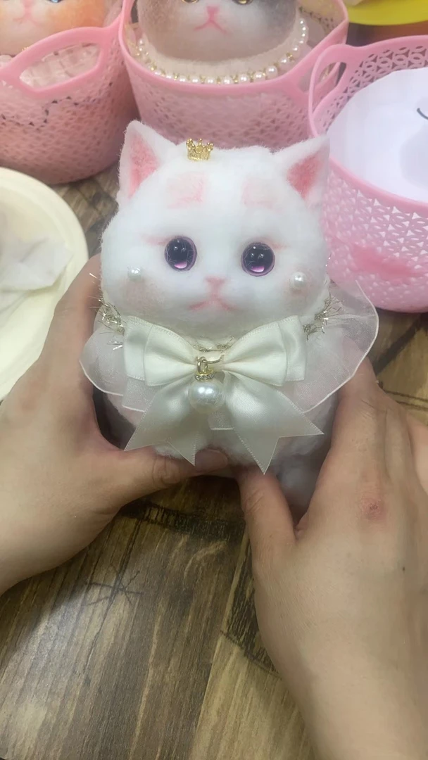 捏捏乐回弹快减压萌宠玩具仿真猫咪布偶备注编号定制可爱生日礼物