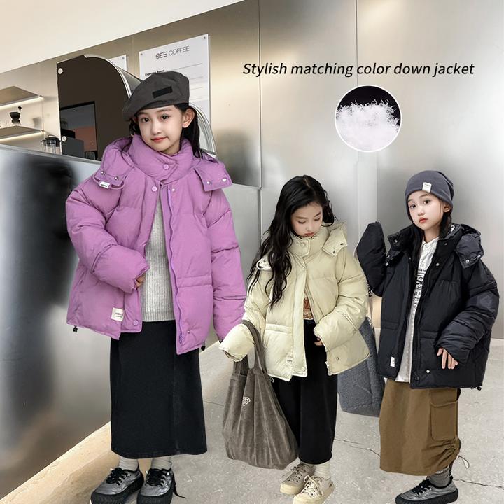 【新品特惠】2024新款白鸭绒儿童羽绒服韩版休闲中大童加厚保暖外套