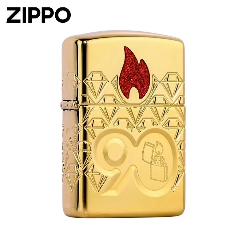 Zippo打火机官方旗舰正品90周年荣耀之宝纪念款煤油送礼MBJ1