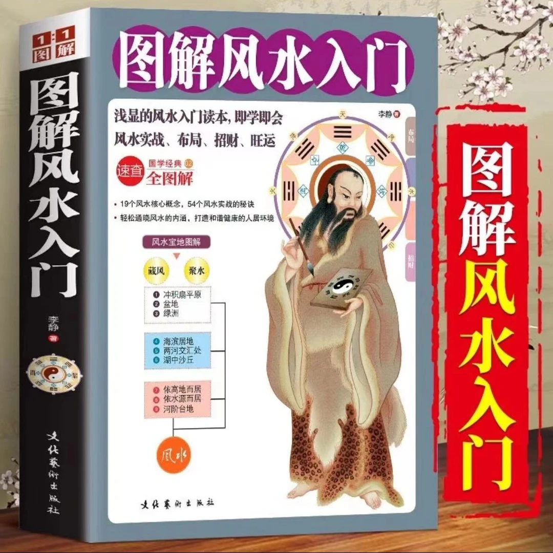图解风水入门风水书籍入门周易风水家居住宅风水书旺宅居家风看图