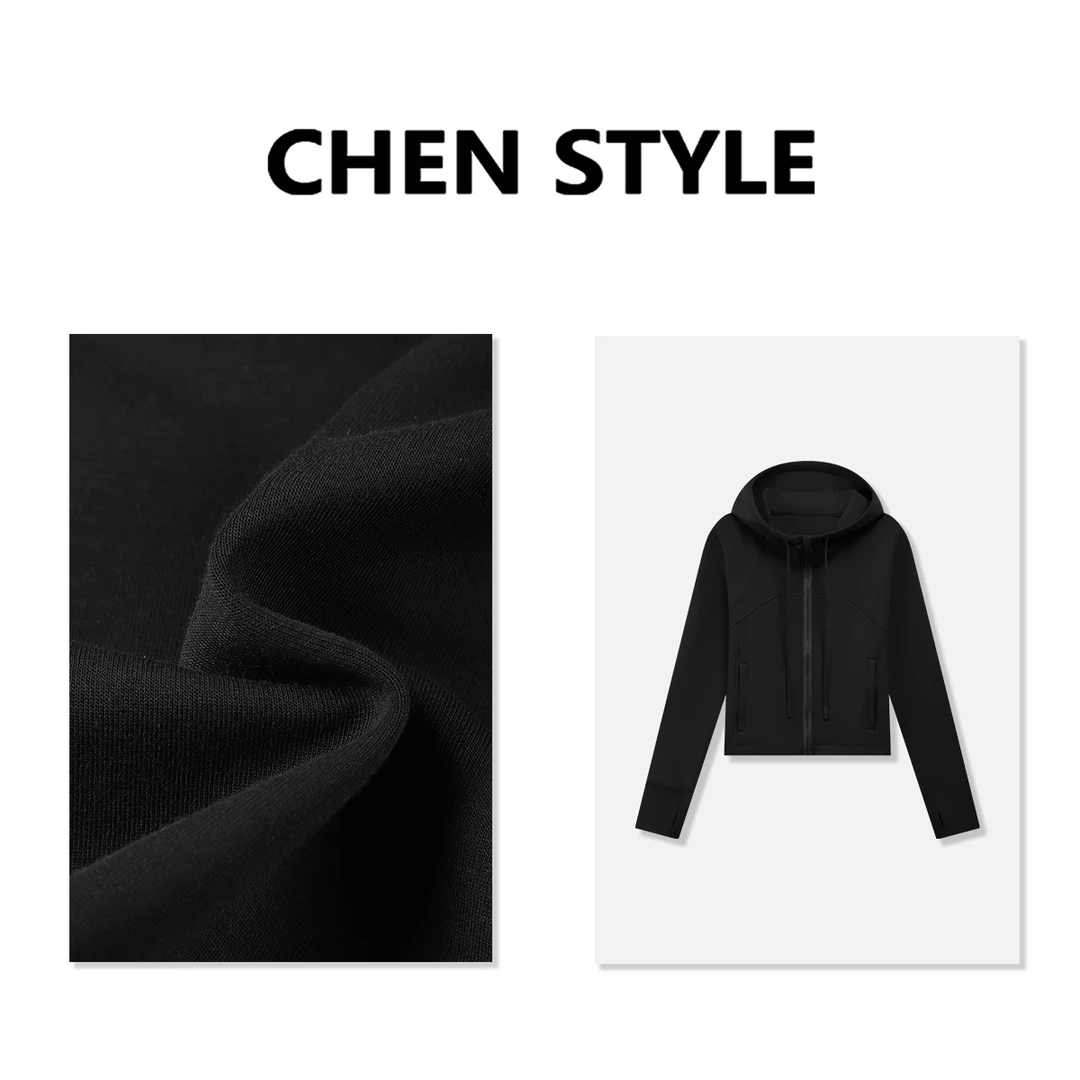 楚楚君~【纸片人穿搭】WT3117韩版连帽设计款外套