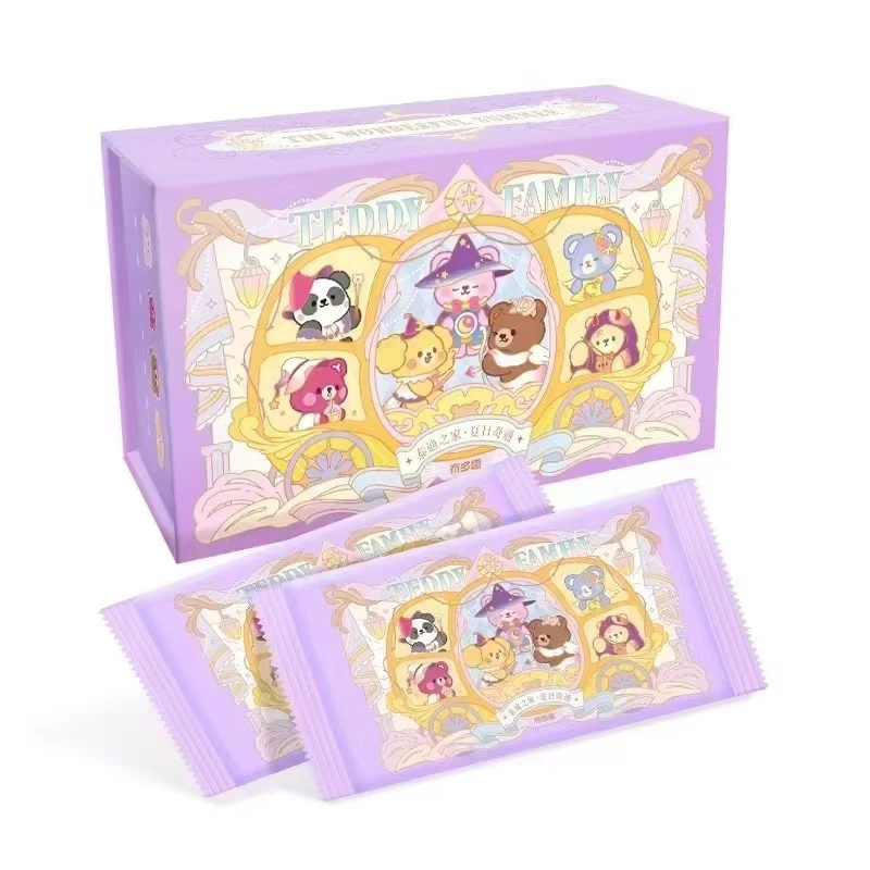 【整盒】有趣多 泰迪之家第三弹夏日奇遇收藏卡牌盲盒