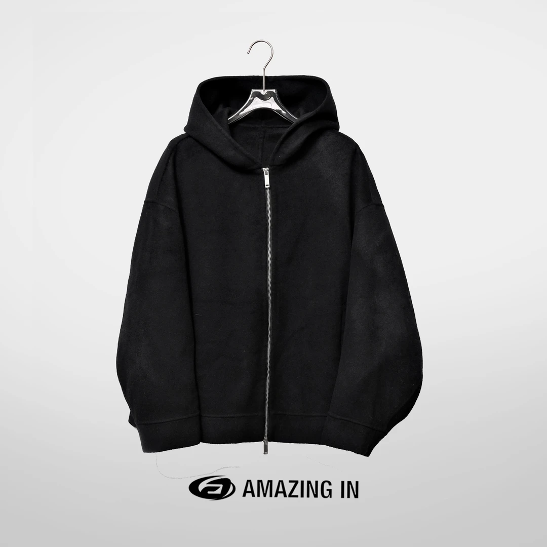 AMAZING IN 秋冬新款软糯质感绵羊毛羊绒外套A231212-JC-LH-A0419