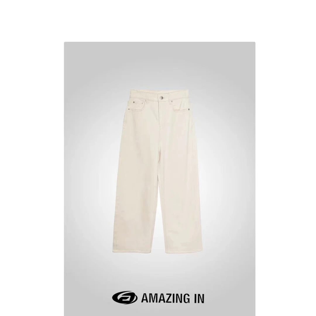 AMAZING IN | 土耳其长绒棉 | 白色牛仔裤 A240811-JM-816159