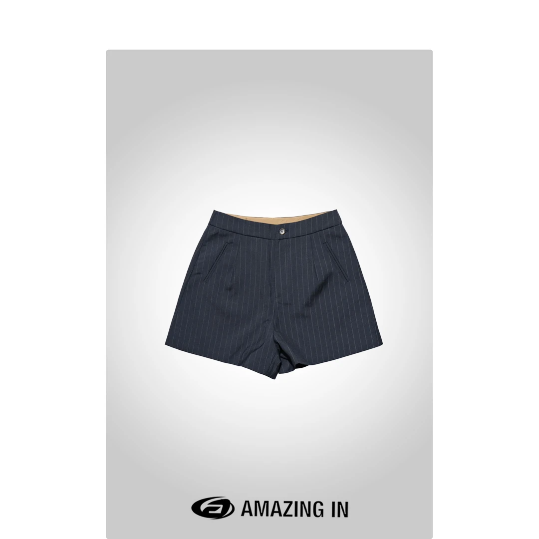 AMAZING IN | 精纺绵羊毛 | 进口高支高克重短裤A241025-YG-43170