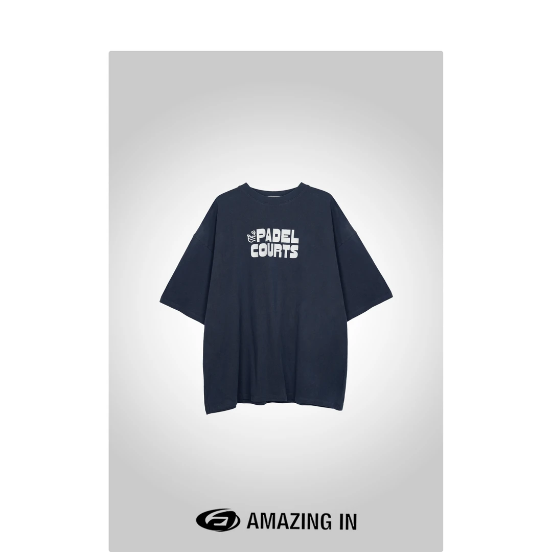 AMAZING IN | 1oo%棉 | 260g字母短袖T恤女 A241125-GZBG-520371