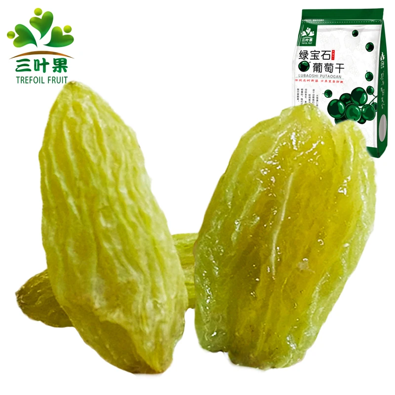 吐鲁番绿宝石葡萄干2斤无籽无核颗粒饱满香甜肉厚皮薄营养绿色