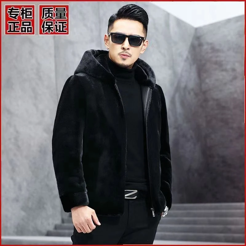 【正品】海宁男士精品时尚冬季加厚男款拉链外套商务休闲夹克888