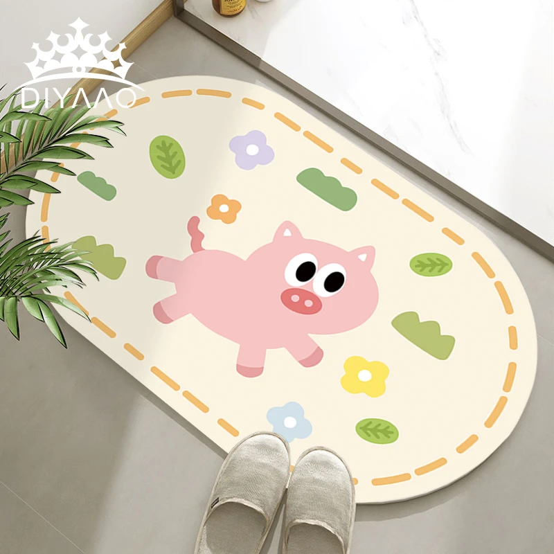 吸水防滑垫厕所浴室门口垫防滑脚垫卫生间吸水速干地毯洗手间地垫