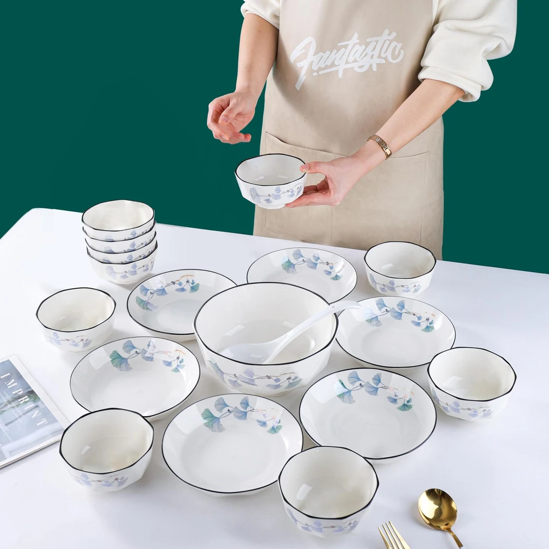 金刚钻美好时光18件套圆角盘新汤古