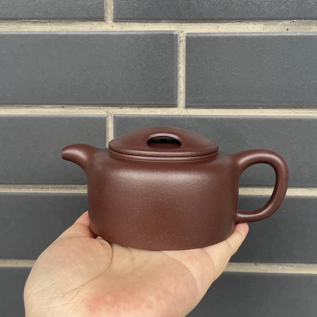 牛盖井栏260c原矿老紫泥半手工制作微瑕