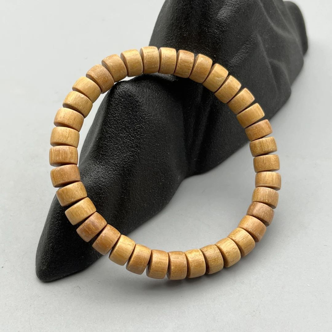 WW206-檀香木药片款手串8*5mm