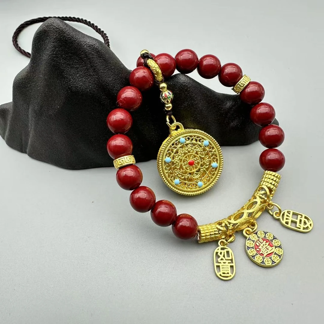 含辰砂工艺品ZC504-紫色设计款包挂链车挂链