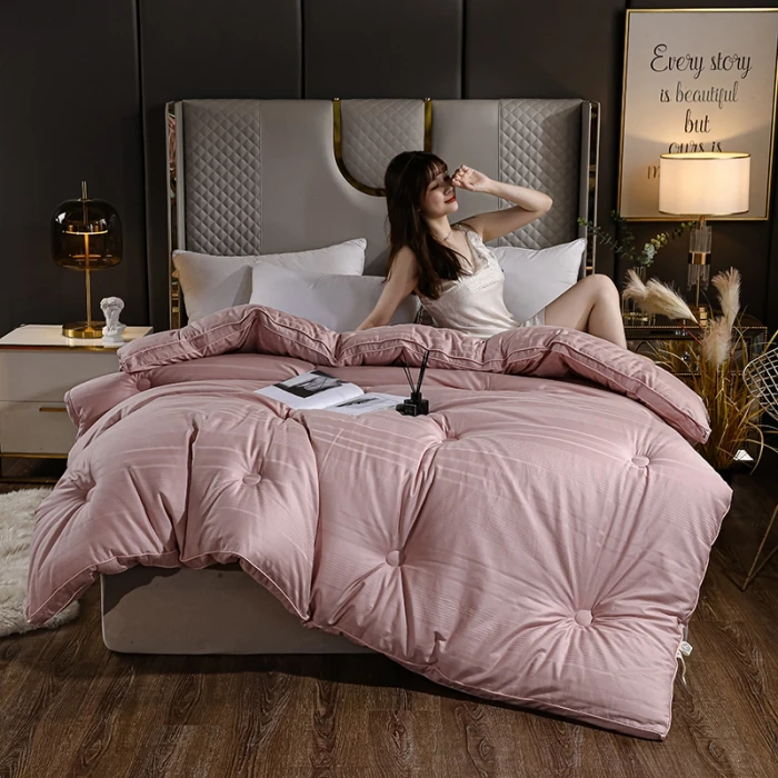 新款提花大豆纤维加厚保暖单双人冬被芯春秋被芯单人宿舍学生被褥