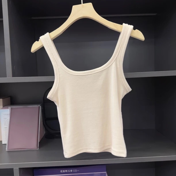 自留款背心，版型好！！杏色百搭