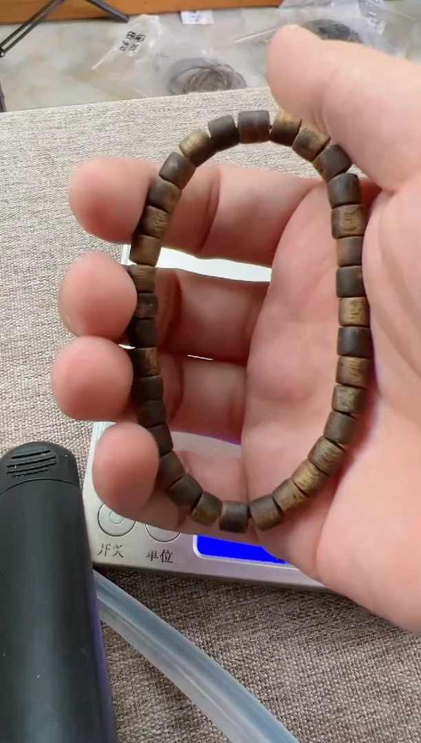 【闪购商品】沉香手串桶珠单圈